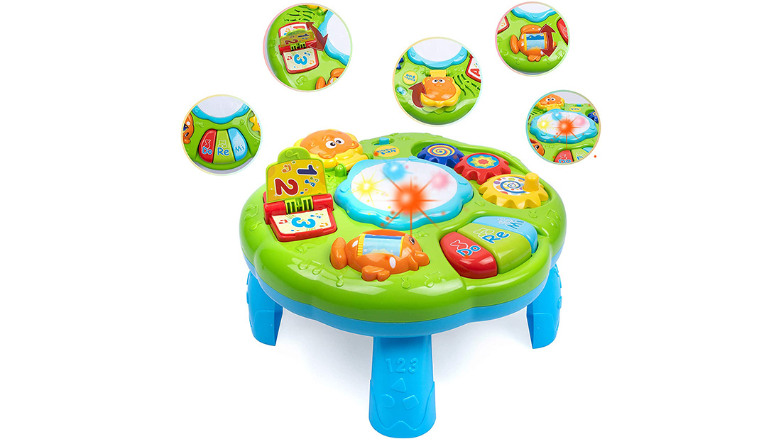 Toyard toy manufacturing factory music activity table for toddler